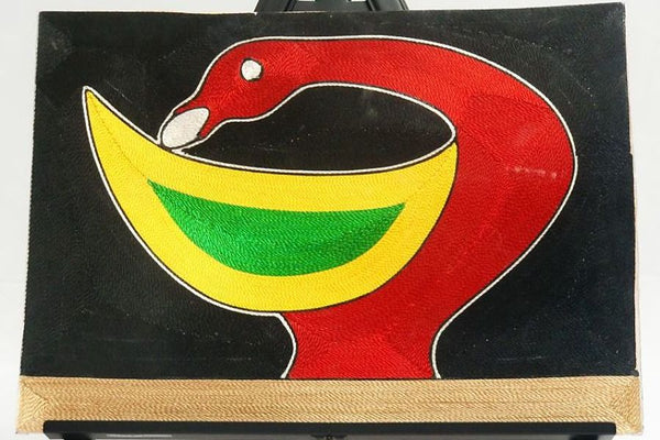Brilliant Colorful String Art - SANKOFA Black