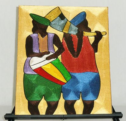 Brilliant Colorful String Art - Musicians