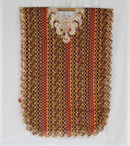 African Boubou / Caftan - Kente Print