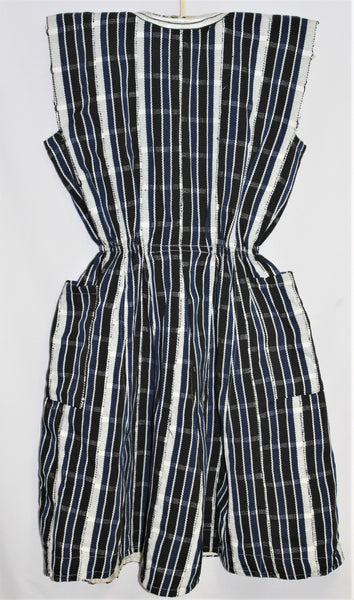 Batakari Dress - Black & Blue 2