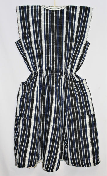 Batakari Dress - Black & Blue 1