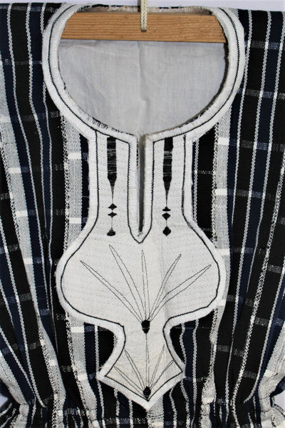 Batakari Dress - Black & Blue 2