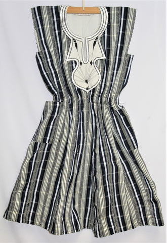 Batakari Dress - Train Tracks 2