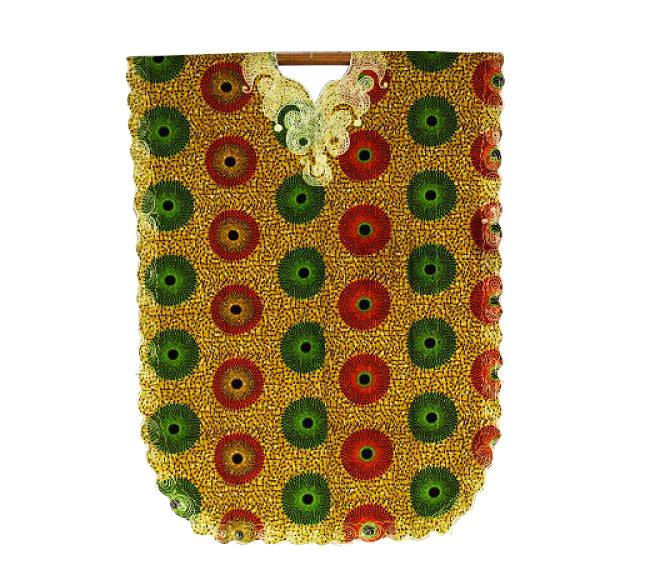 African Asubera Circles Bubu / Caftan - Multi-color